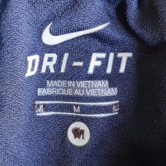 LIVESTRONG Nike Tempo Dri-fit running shorts men's size M navy blue w yellow - Picture 6 of 15